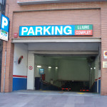 rótulo parking Fabra i Puig